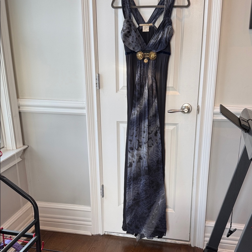 Roberto cavalli Black and Gray Women's Dress